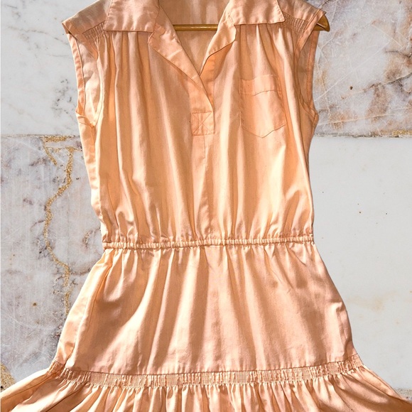 Vintage 1970s Cactus NYC prairie cottage rockabilly full skirt dress Tag/7 S/m - Picture 5 of 11